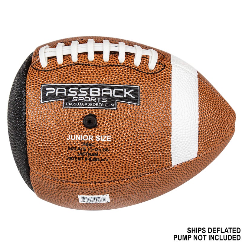 Passback Junior Composite Football, Ages 9-13, Youth Training Football, (Ships Deflated) - Image 2
