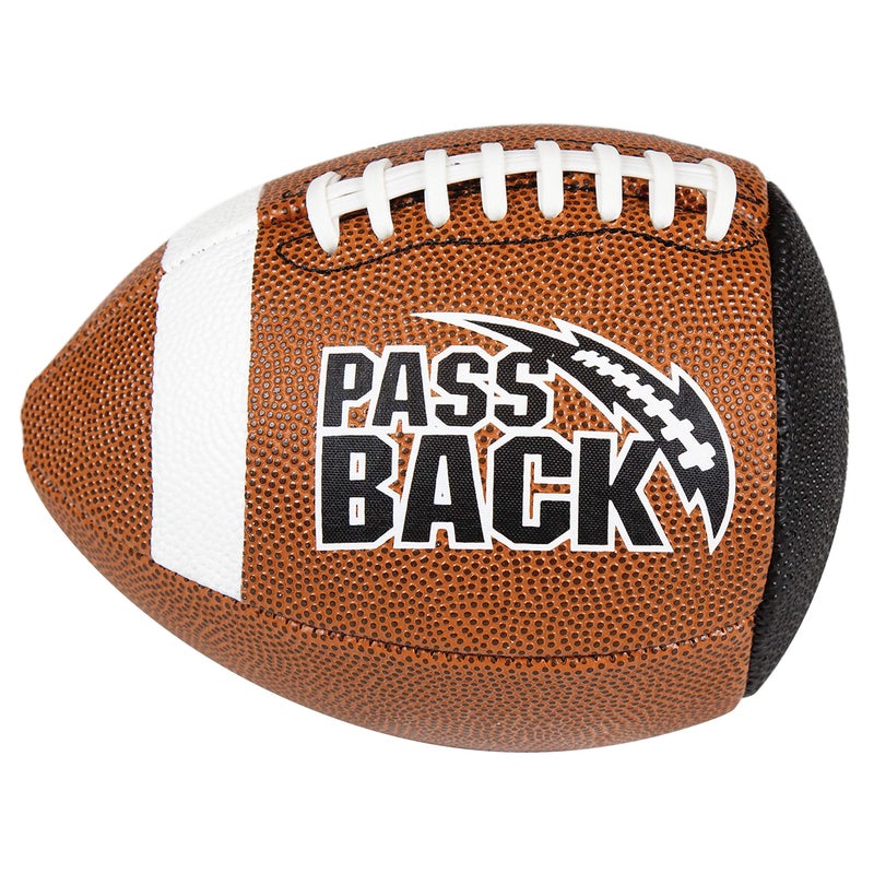 Passback Junior Composite Football, Ages 9-13, Youth Training Football, (Ships Deflated) - Image 1