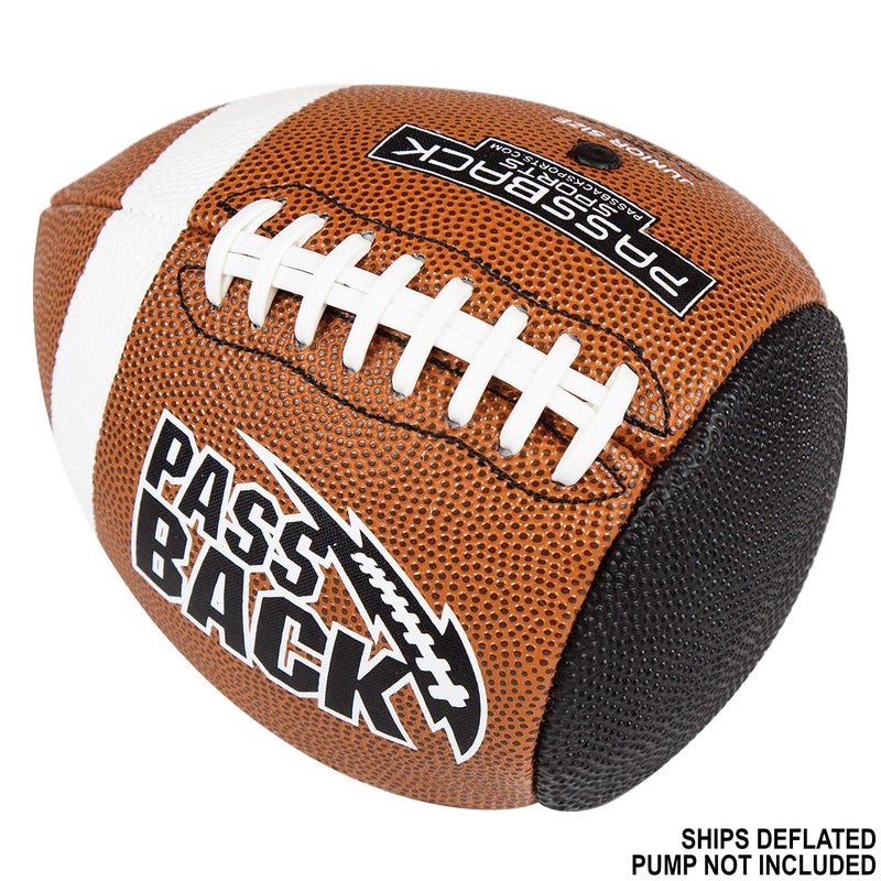 Passback Junior Composite Football, Ages 9-13, Youth Training Football, (Ships Deflated) - Image 4