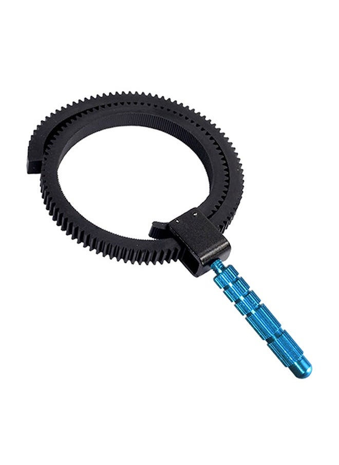 NIBEMINENT Rubber Focus Gear Ring Belt Black  - Image 1