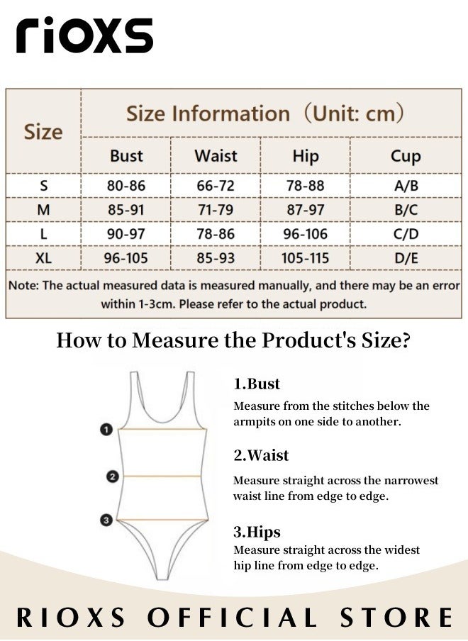 RIOXS - Women's Two Piece Rash Guard Long Sleeve Swimwear Bathing Suit Tropical Print Swim Shirt Boyshort Set - Image 1