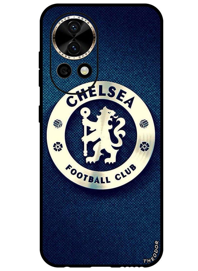 Theodor Protective Case Anti Scratch Shock Proof Bumper Cover For Huawei Nova 12 Pro Chelsea Blue - Image 1