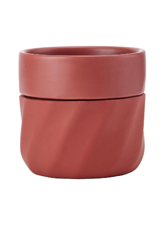 لا كافيتير 8.2 × 10.8 × 14 سم LCMUGSETRED3PC كاطقم أكواب العائلة عالي الجودة 3 قطع بورسلين أحمر  - Image 3