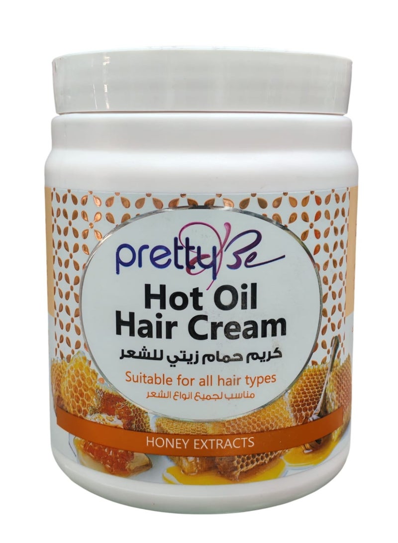 Pretty Be Hot Oil Hair Cream with Honey Extracts - Suitable for All Hair Types
