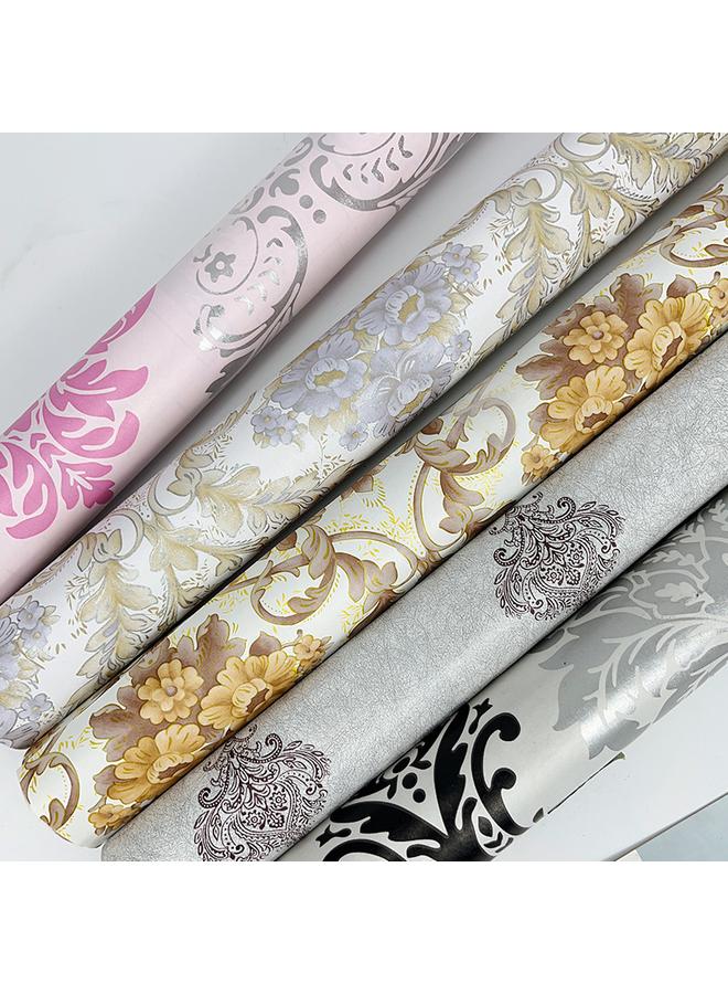 Bluejw Vintage Wallpaper Self-adhesive Wall Renovation Waterproof European Wallpaper Bedroom Living Room Dining Room Wallpaper Student Dormitory - Image 2