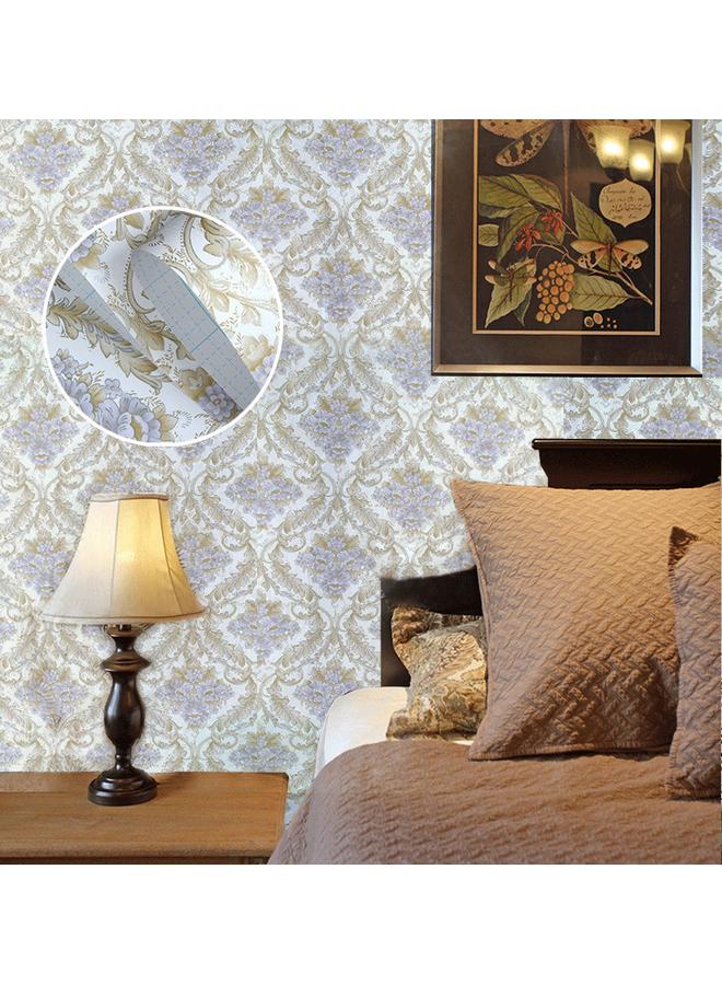 Bluejw Vintage Wallpaper Self-adhesive Wall Renovation Waterproof European Wallpaper Bedroom Living Room Dining Room Wallpaper Student Dormitory - Image 1
