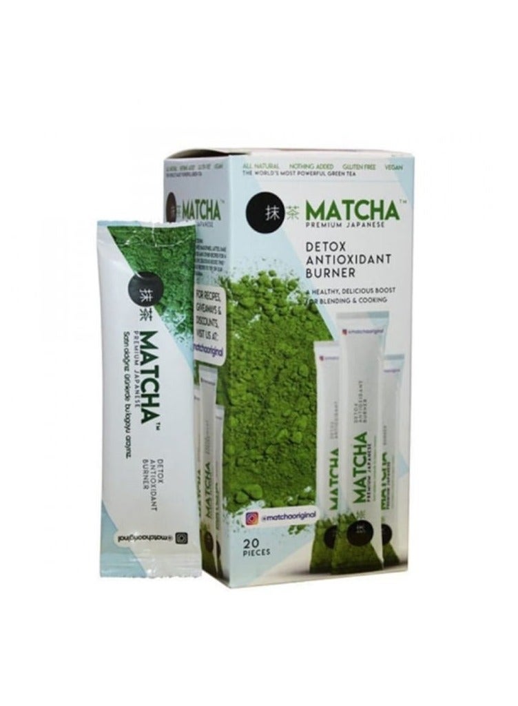MATCHA Natural and Healthy Matcha Tea, 20 Bags - Image 1