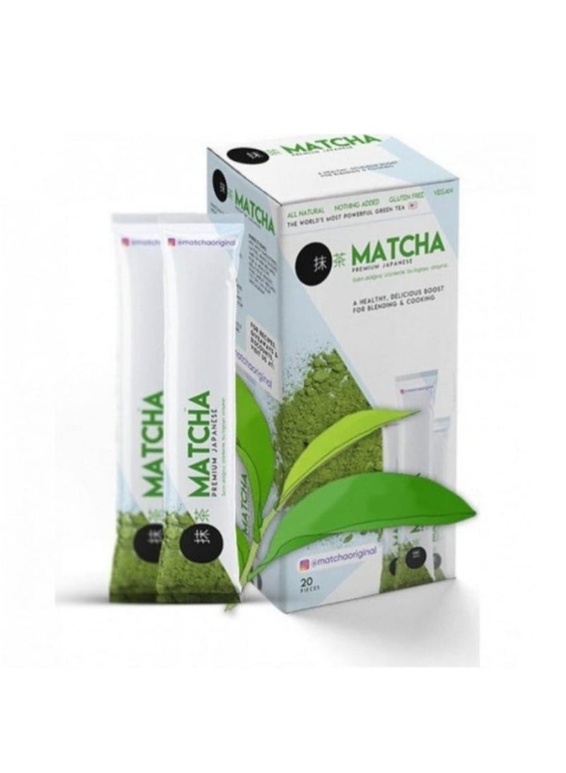 MATCHA Natural and Healthy Matcha Tea, 20 Bags - Image 2