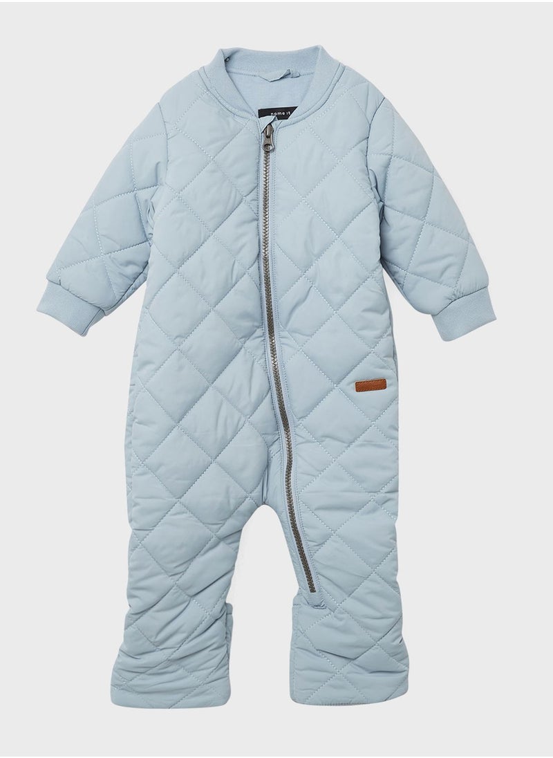 NAME IT Kids Manel Quilted Waterproof Onesie  - Image 1