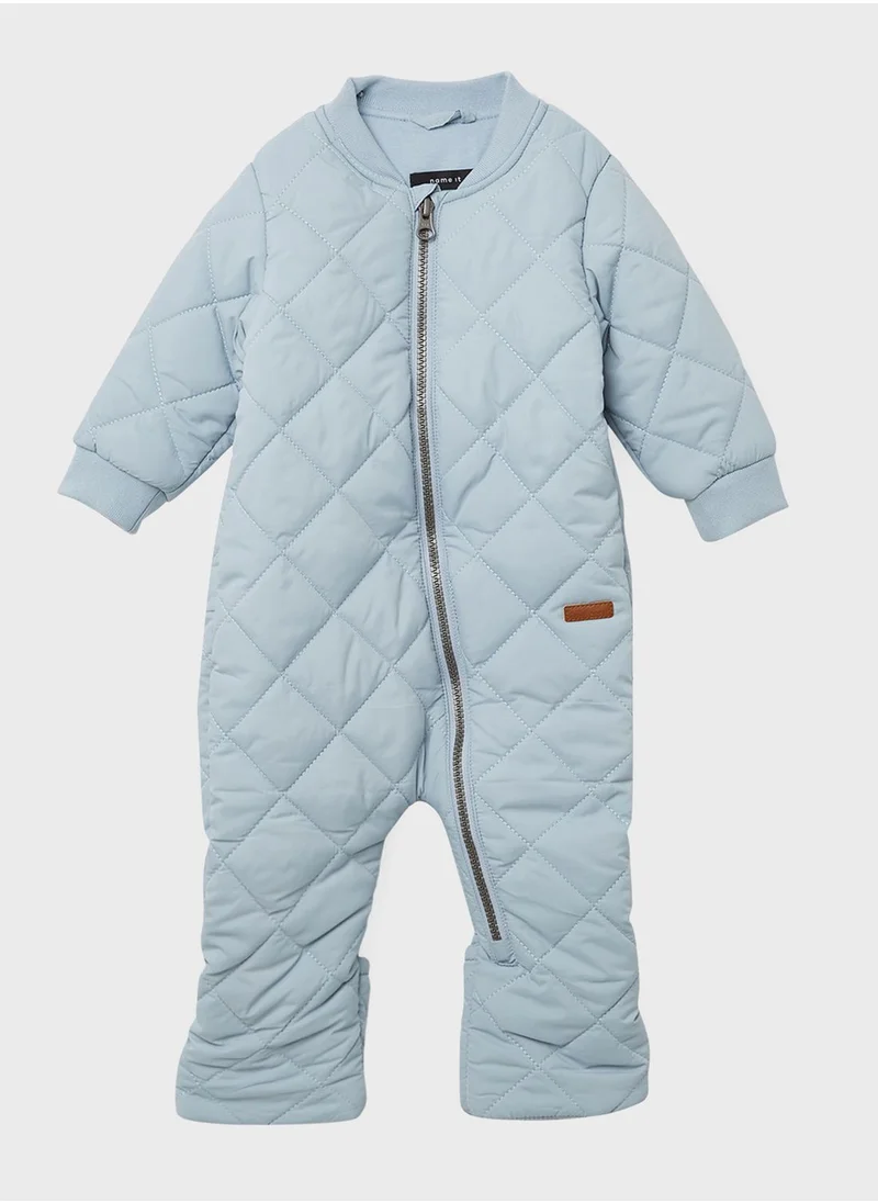 NAME IT Kids Manel Quilted Waterproof Onesie