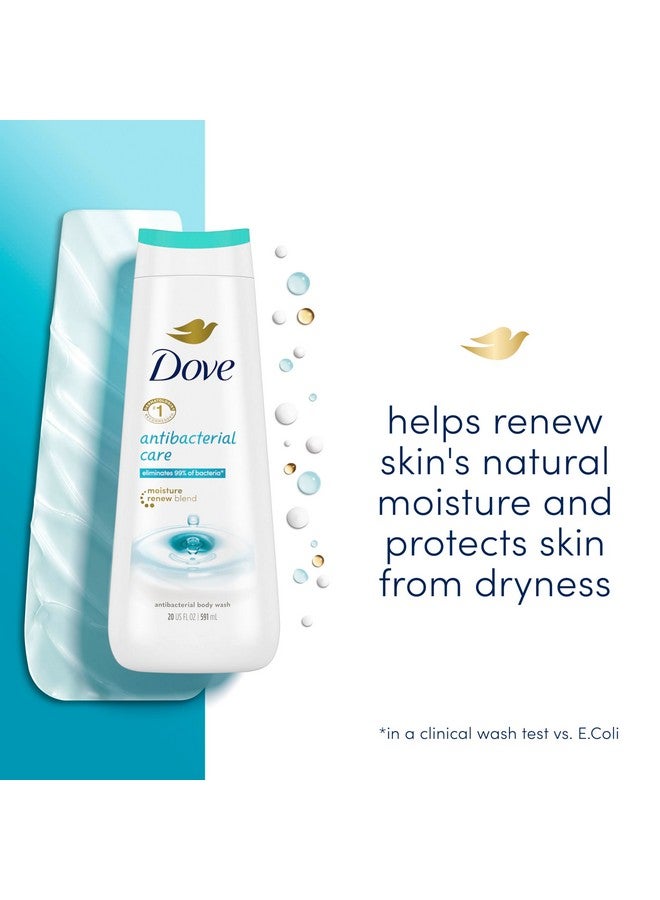 Dove Body Wash Care & Protect Antibacterial For All Skin Types Protects from Dryness 20 oz - Image 2