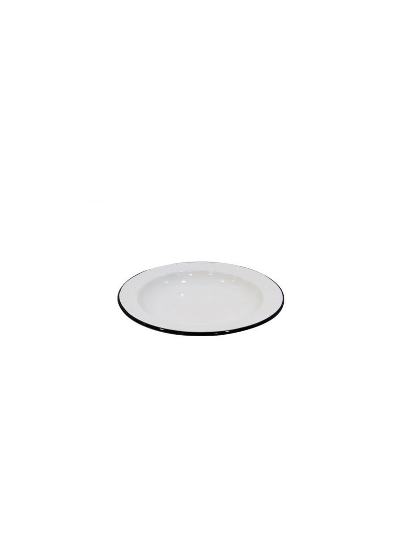 Alsaif home Round cartilage plate, 26 cm, white - Saif Home 