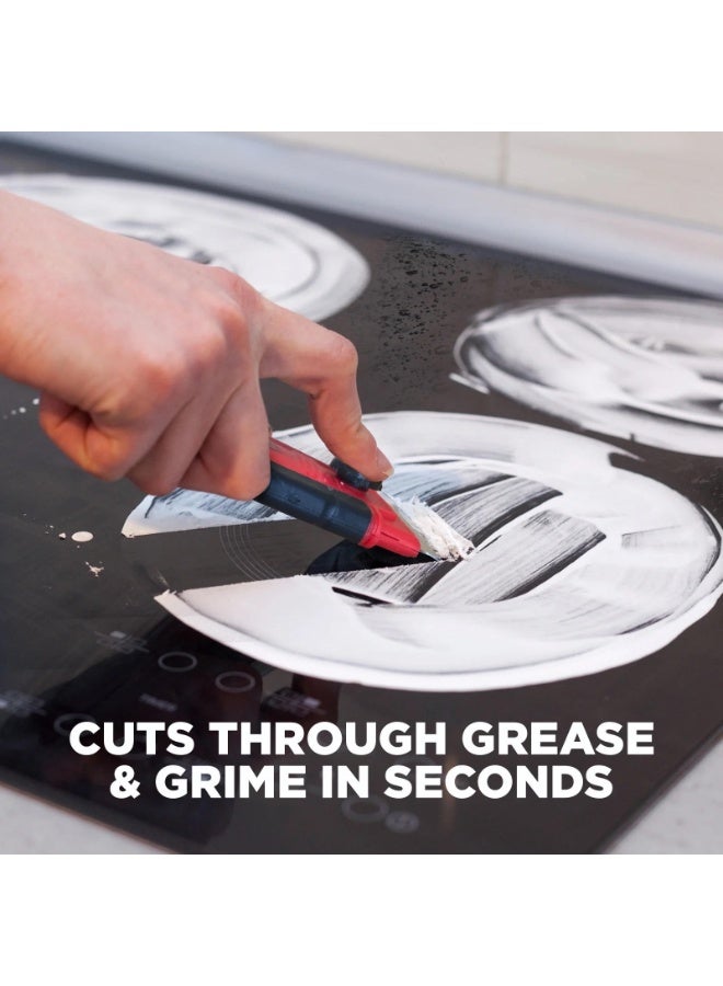 ويمان مجموعة تنظيف كاملة 5 في 1 لسطح الطهي تتضمن وسادة تنظيف كريمية وأداة مكشطة - Image 3