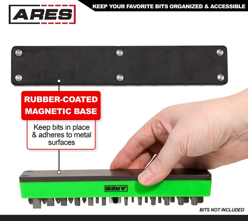 ARES ARES 70751-34-Piece Tool Accessory Set - Includes Socket Adapters, Universal Joints, Bit Holders, and Bits - Magnetic Organizer for Ideal Accessory Storage  - Image 3