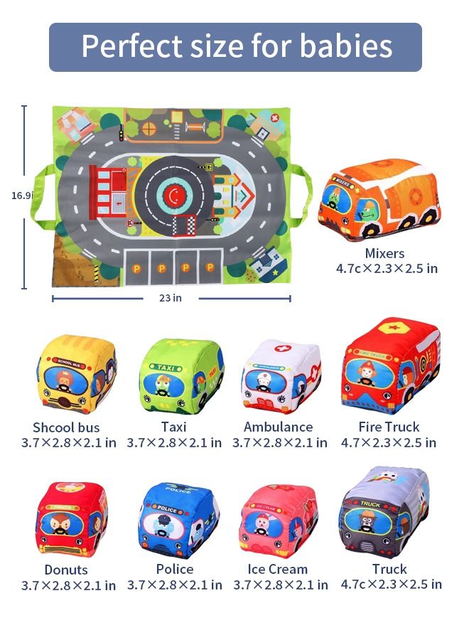 Montessori Education Baby Toy Cloth Car, Early Sensory Development Toy for Babies - Image 4