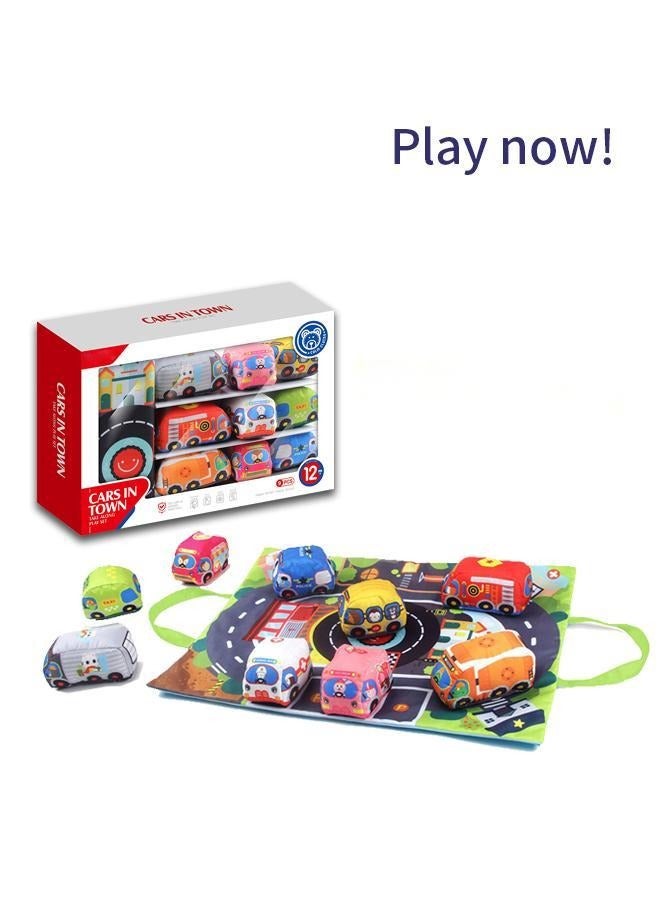 Montessori Education Baby Toy Cloth Car, Early Sensory Development Toy for Babies - Image 1