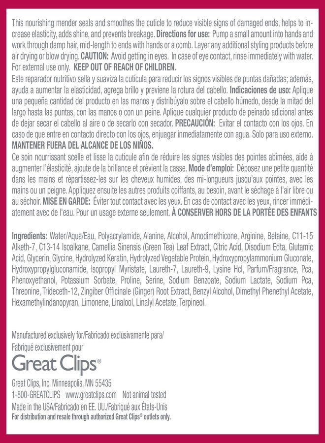 GREAT CLIPS Solutions Split End Mender 8 fl oz | Arginine Bond-Building Formula To Strengthen Hair & Reduce Breakage | Increases Elasticity | Adds Shine & Smoothness | Good For All Hair Types - Image 5