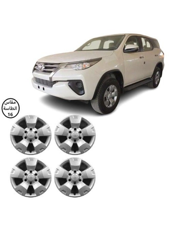 Toyota Fortuner Hilux Double Wheel Caps 2016–2020 Rim Covers Tire Protection Durable Design Stability Enhancement Stylish Exterior Look - Image 1
