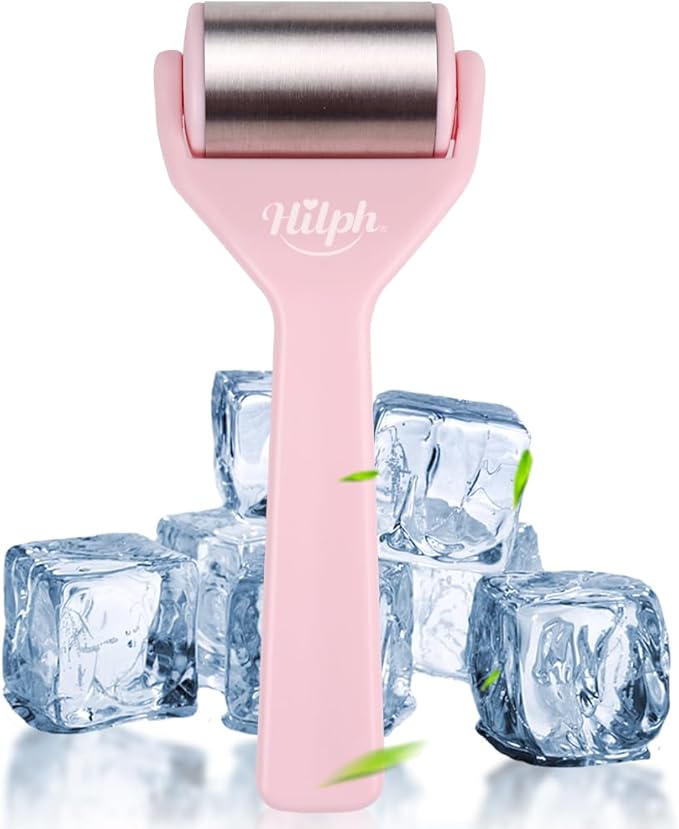 Hilph Hilph Ice Roller for Face Eyes Stainless Steel Ice Face Roller for Skin Irritation Face Roller Massager for Puffiness Migraine Relief and Minor Injury Womens Gifts Purple  - Image 1