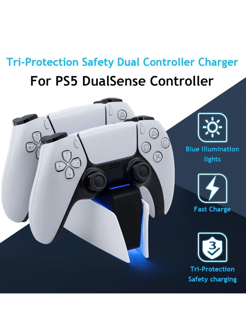 PS5 Controller Charging Station | PS5 Controller Charger for PlayStation 5 DualSense Controller | USB Type C PS5 Charger Stand with LED Indicator - Image 1