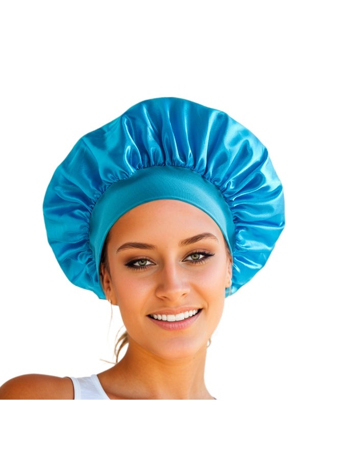 Wide-Brim High-Elasticity Hat Headscarf Postpartum Bath Cap Beauty Hair Care Satin Sleep Cap for Women - pzsku/Z46383B08EC958F84B9B1Z/45/_/1741146302/ccd9b837-b9ef-49eb-800a-89bb6cf5dcc9