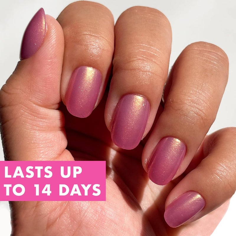 Olive & June Instant Mani Press-On Nails (Glue) | 42 Fake Nails, 21 Sizes | Non-Toxic, Long-Lasting Recycled Materials Realistic Look | Salon-Quality at Home | Extra Short, Round | Baby Starfish - Image 2