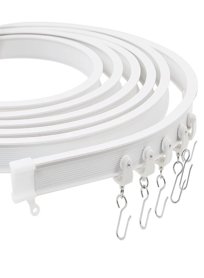 Trimold Premium Ceiling Curtain Track System, Flexible and Durable Design for Effortless Gliding, Ideal for Shower Window RV Room Dividers, Privacy and Home Décor - Image 1