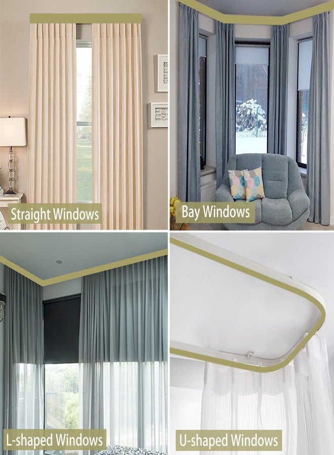 Trimold Premium Ceiling Curtain Track System, Flexible and Durable Design for Effortless Gliding, Ideal for Shower Window RV Room Dividers, Privacy and Home Décor - Image 4