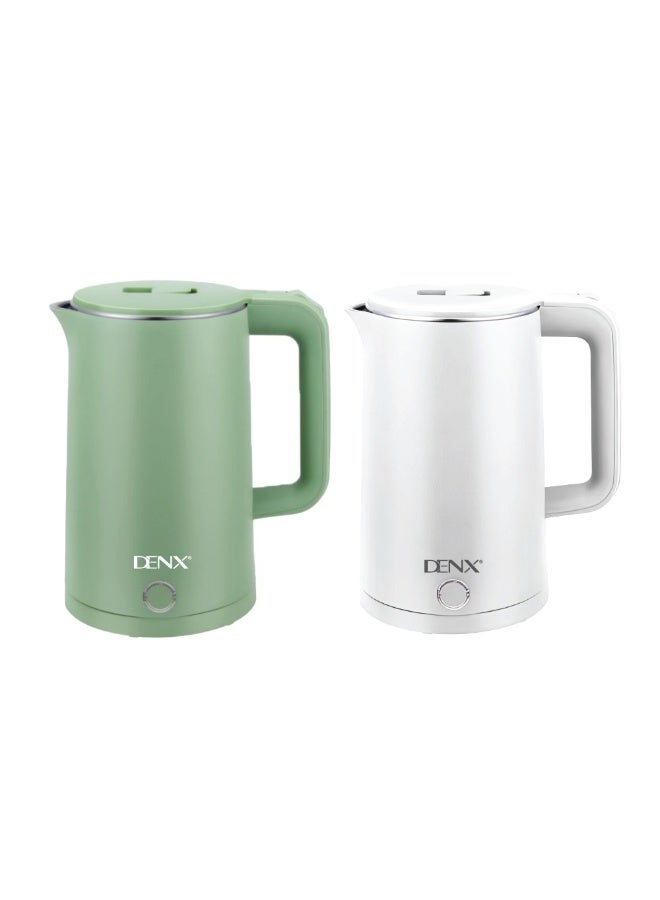Denx Stainless Steel Electric Kettle Assorted Colours - Image 3