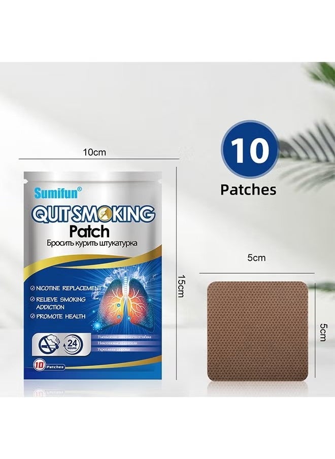 Sumifun - Quit Smoking Patch, Stop Smoking Patches Step 1 - 10 Patches, Easy And Effective Anti-Smoking Stickers - Best Product To Quit Smoking - Image 1