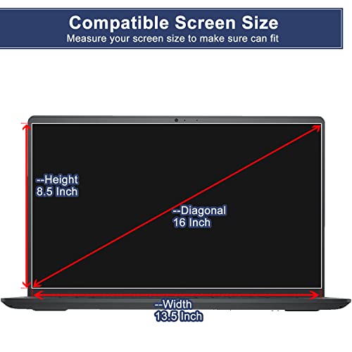 MUBUY-GOL Tempered Glass Screen Protector for ASUS Rog 16-inch Gaming Laptop ASUS ROG Strix G16, ROG Strix SCAR 16, Rog Zephyrus G16 M16, Rog Flow X16 16 inch, 9H Hardness, Bubble Free - Image 2