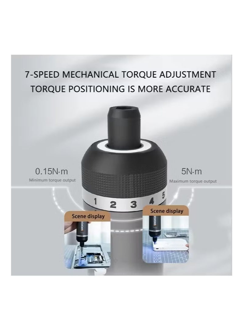 Worx 4V Electrical Screwdriver Sets WX242 Smart Cordless Electric Screwdrivers SDS Chuck USB Rechargeable 30 Bit Sets - Image 4