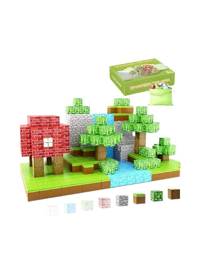 48pcs لعبة المغناطيسية كتل البناء - STEM لعبة تعليمية للأطفال ، آمنة ABS غير سامة DIY مجموعة البناء مع مغناطيسات قوية (أعمار 5-12) - Image 2