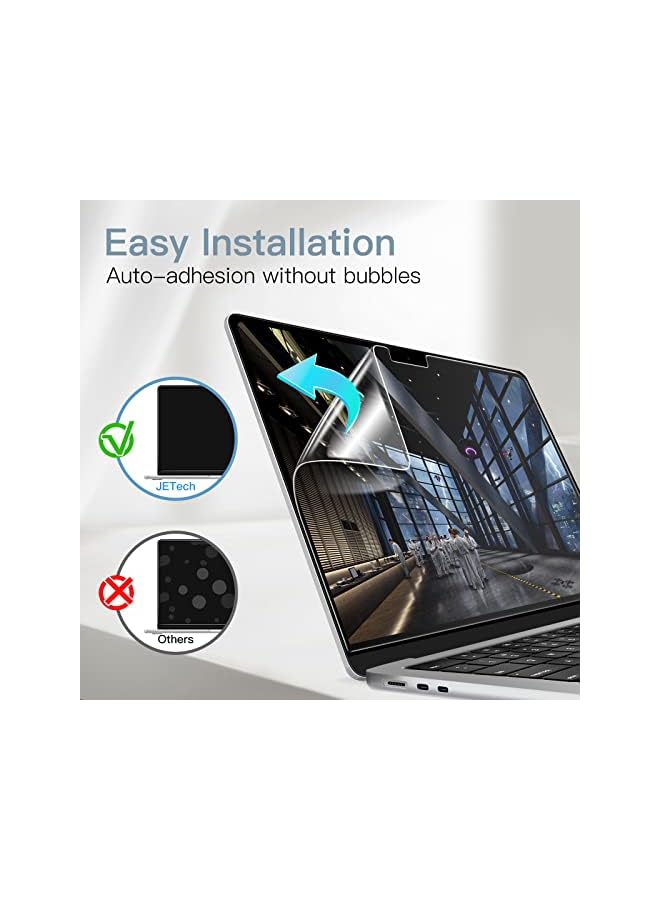 Jetech Screen Protector For Macbook Air 13.6 Inch (2022, M2), Anti-Glare Film Matte, Anti-Fingerprint, 2-Pack - Image 4