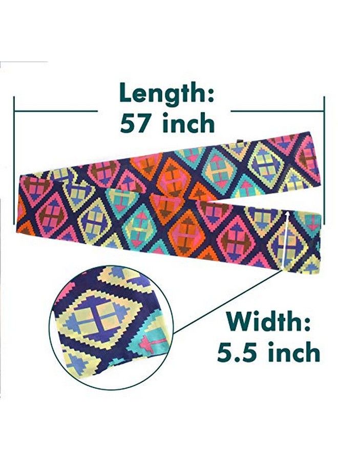 Xtrend 3Pcs Edge Laying Scarf Wrap For Lace Wigs Silk Headband Scarf For Hair Wrapping At Night Fashion Headband For Yoga Sport Makeup Handbags Double Sided Stain Headwrap Scarf Tie  - Image 5