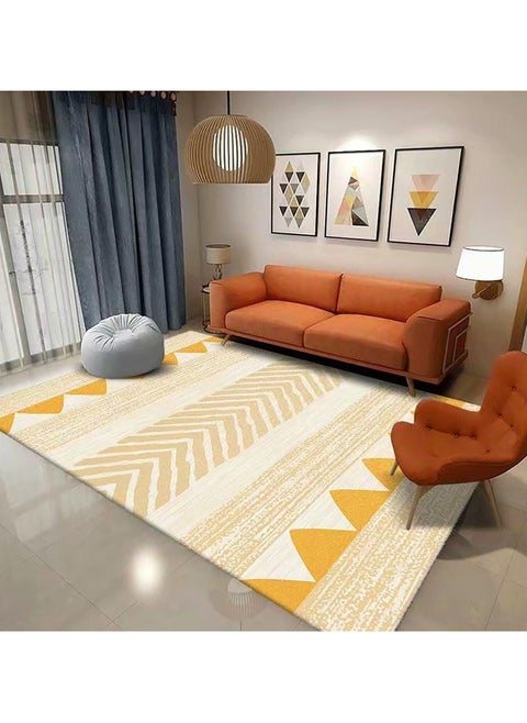 Velvet Area Rug Minimalist Thickened Washable Large Carpet Soft Cartoon Style Anti-slip Big Rugs for Living Room Bedroom 160*230cm