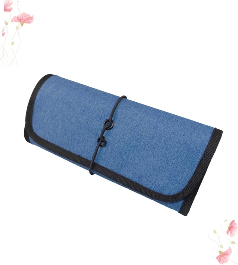 POPETPOP Practical Usb Cable Storage Bag Foldable Digital Pouch for Organizing Earphones and Chargers Large Capacity Accessory Case - Image 3