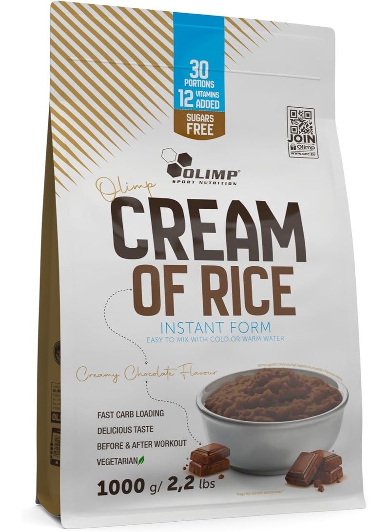 أولمب كريمة الأرز بالشوكولاتة الكريمية من سبورت نيوتريشن، 2.2 رطل - وجبة كربوهيدرات عالية الجودة مصنوعة من الأرز مع 12 فيتامينًا للطاقة والتعافي - Image 1