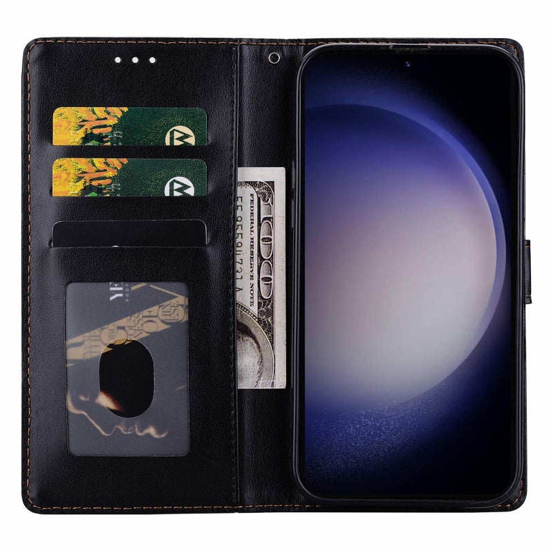 إيروريكس جراب هاتف Sony Xperia 1 VII من الجلد المنقوش (أسود) - Image 4