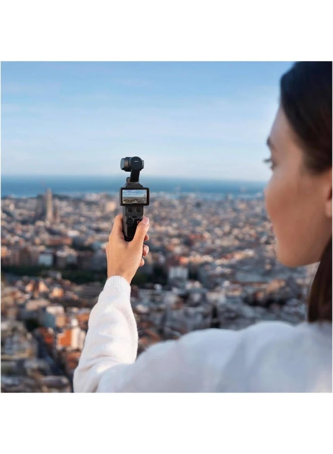 أوسمو كاميرا مدونة فيديو DJI Osmo Pocket 4 Essential Combo Pocket Gimbal مع دعم ممتاز ممتد لمدة عامين - Image 3