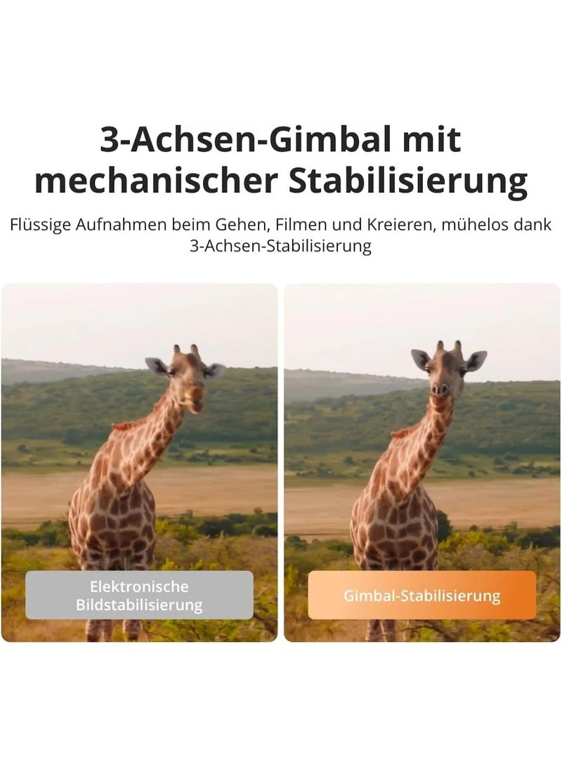 أوسمو كاميرا مدونة فيديو DJI Osmo Pocket 4 Essential Combo Pocket Gimbal مع دعم ممتاز ممتد لمدة عامين - Image 2