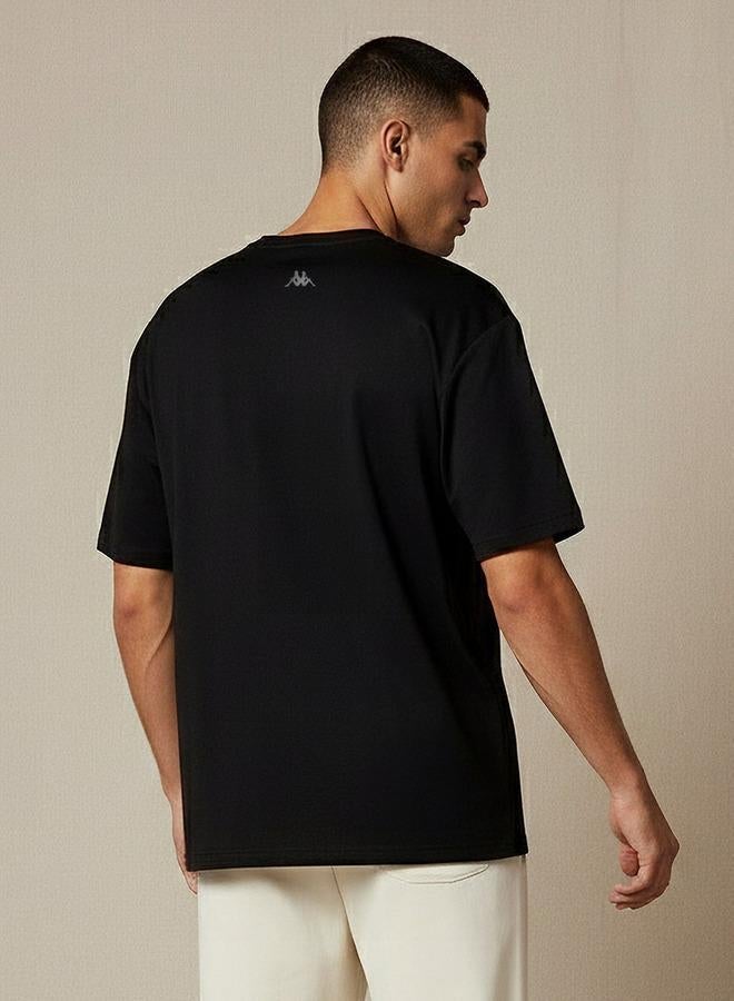 Kappa Men Regular Fit Crew Neck Short Sleeve Logo Applique T-shirt - Image 3