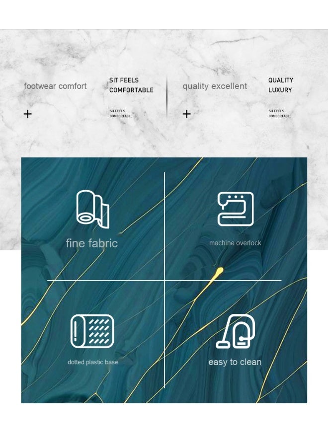 آنا سجادتان مضادة للانزلاق، مقاومة للأوساخ، بطبعات بأحجام 40*60 سم و 40*120 سم - Image 3