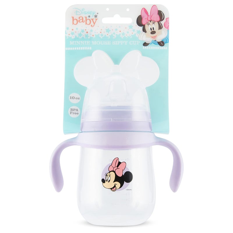 Disney Sippy Cups for Toddlers, Learner Sippy Cups for Kids with Pacifier, BPA-Free Trainer Cup with Handles, Leak-Proof Minnie Mouse and Mickey Mouse Sippy Cups, Perfect Unisex Gift for Children - Image 3