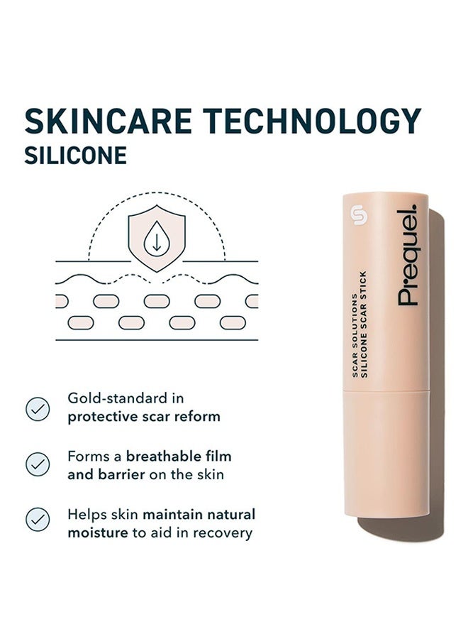 Prequel Skin Scar Solutions 60% Silicone Scar Stick. Thick Solid Velvety Film for Scars. Formula Infused with Centella Asiatica Extracts and Vitamin E. Soothing and Occlusive - Image 3