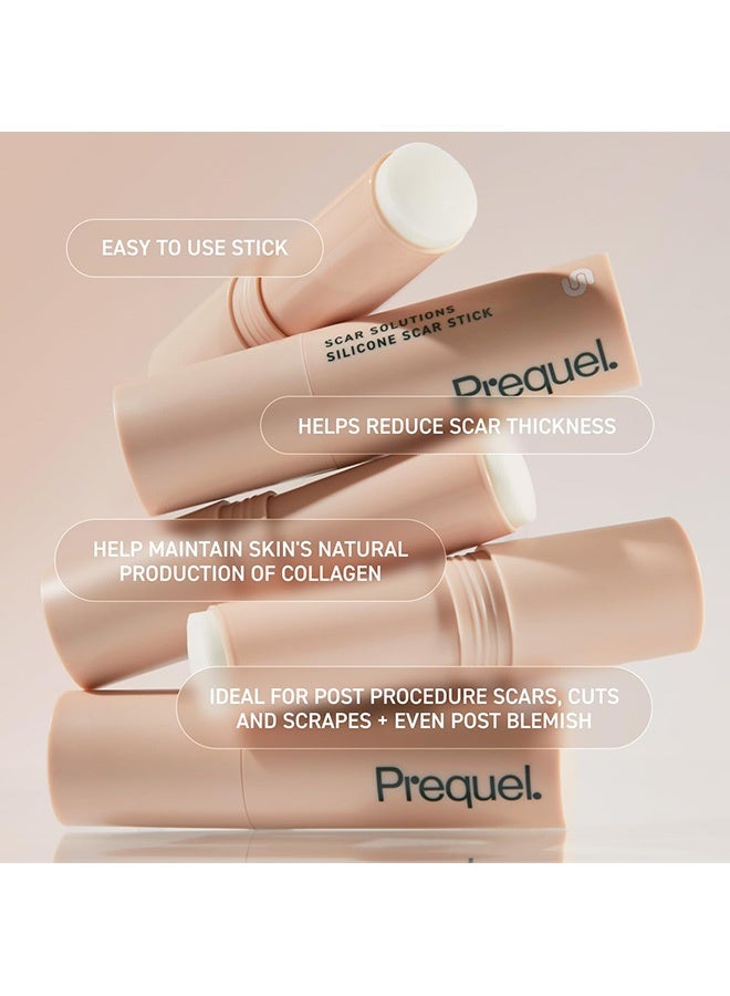 Prequel Skin Scar Solutions 60% Silicone Scar Stick. Thick Solid Velvety Film for Scars. Formula Infused with Centella Asiatica Extracts and Vitamin E. Soothing and Occlusive - Image 5