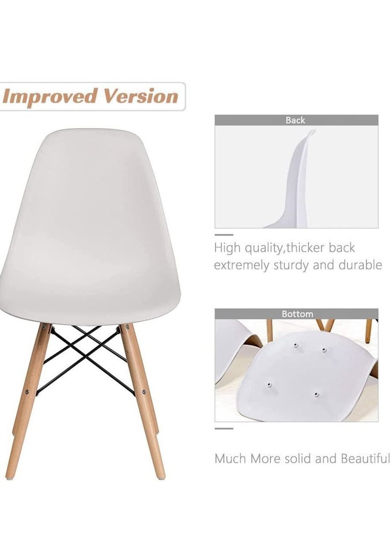 Generic - Dining Chair,Fashion Office Chair Modern Side Dining Chairs Kitchen Chair Ergonomics Outdoor Plastic Chair Lounge Reception Chairs for Dining Room/Living Room - Image 1