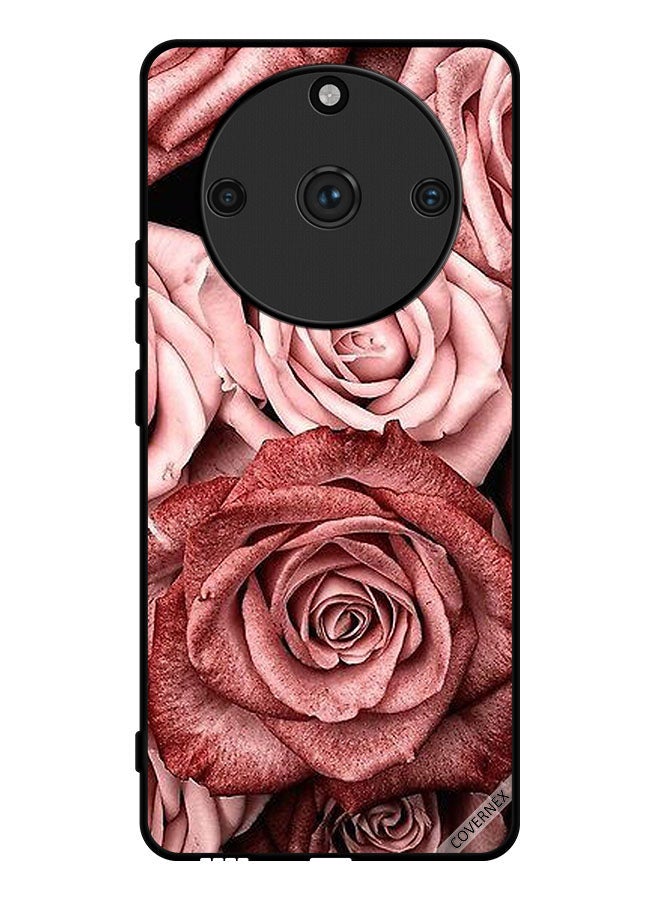 Covernex Protective Case Cover For Realme 11 Pro Plus Peach Flowers - Image 1