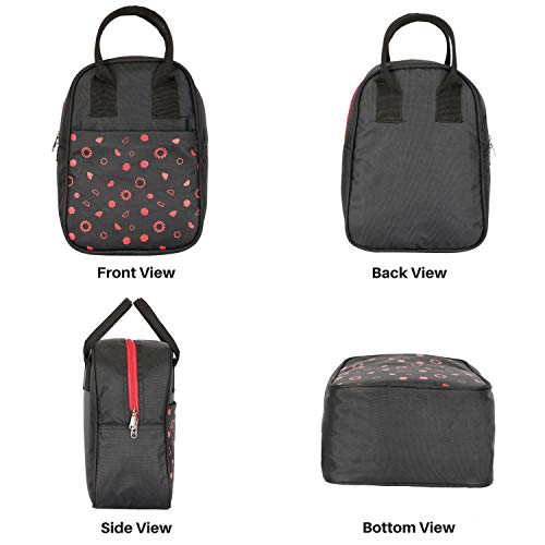 999 Lunch Bags (RED) Carry on Lunch Bag for School Office Picnic Travel Camping Outdoor Compact Heat Preservation Waterproof Meal Bag for Men Women and Kids - Image 2