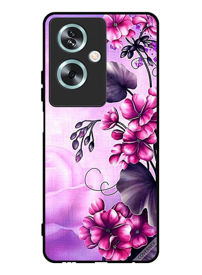 Covernex Protective Case Cover For Oppo A2 Romantic Flowers Wallpaper - Image 1